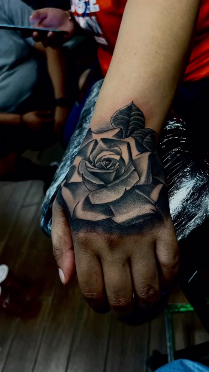 Tattoo by @astroweworld — black_and_grey, realism