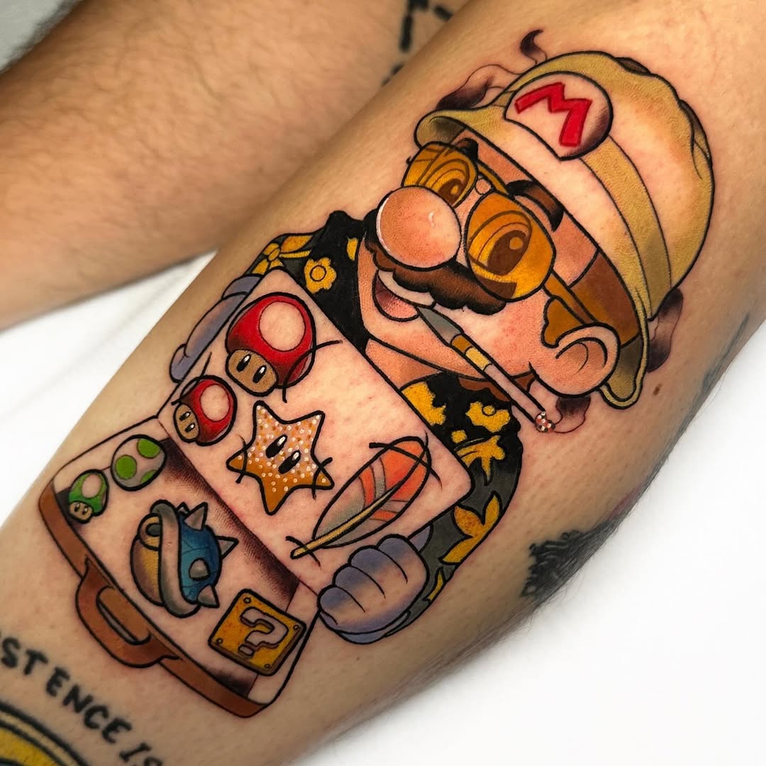 Tattoo by @kurrstradamus β new_school