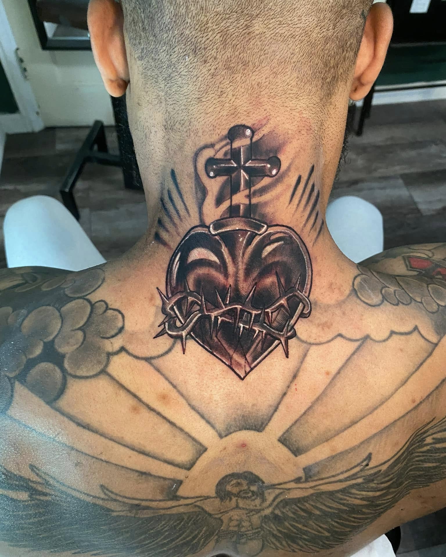 Tattoo by @dapperdustin42 — american_traditional, dark_realism