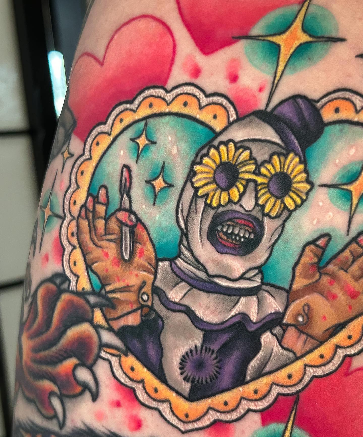 Tattoo by @jennietiesman β american_traditional, trash_polka