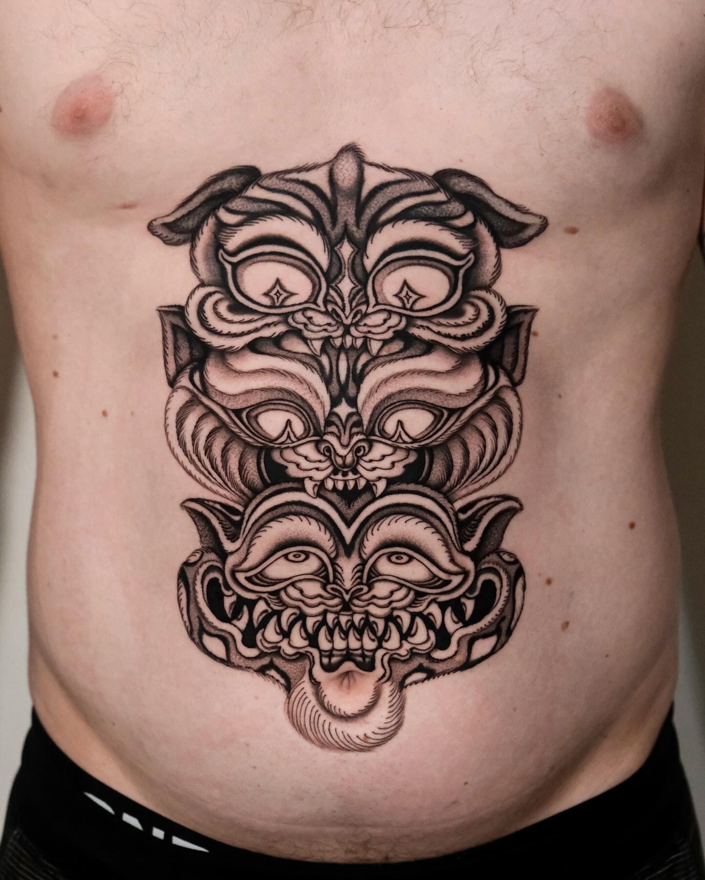 Tattoo by @monkeybob_ttt — black_and_grey