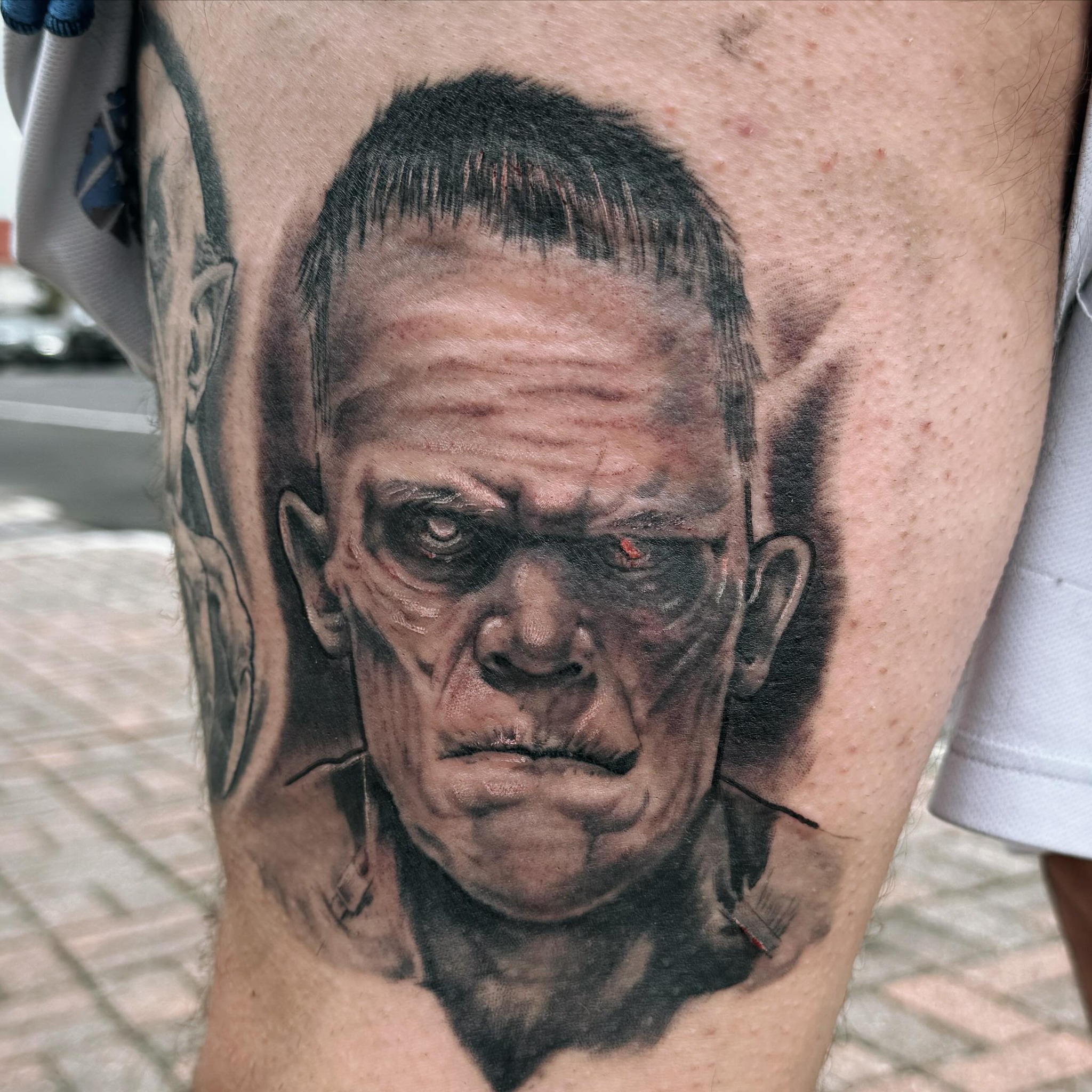 Tattoo by @tattman9000 — realism, dark_realism
