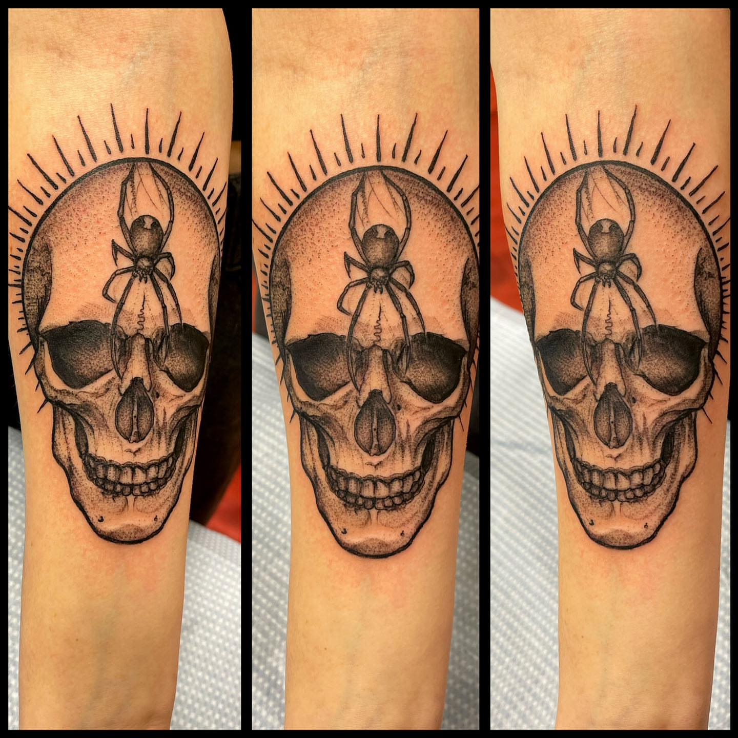 Tattoo by @famous77 — black_and_grey, realism