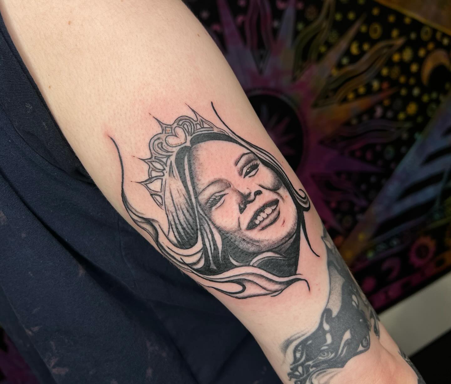 Tattoo by @tattoosbyliya — black_and_grey, realism