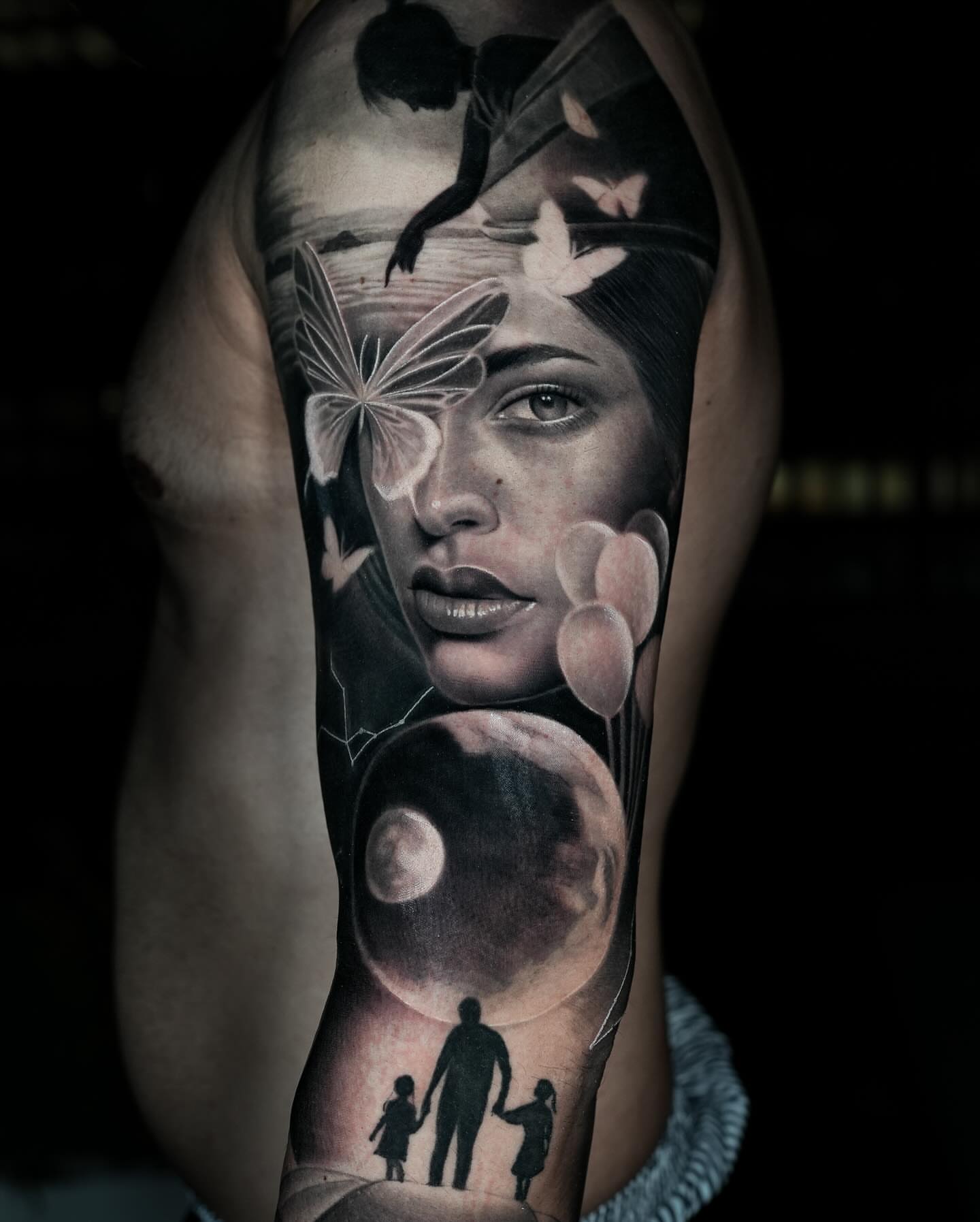 Tattoo by @ember.cesar — realism, dark_realism