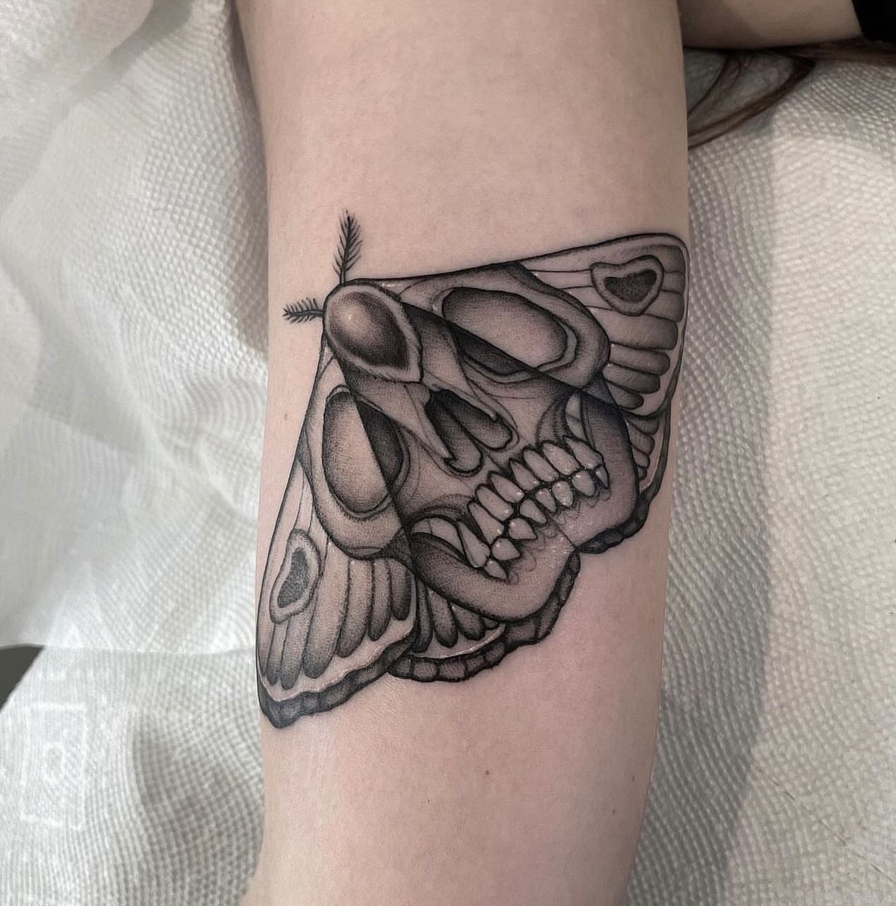 Tattoo by @feraleyes — black_and_grey, realism