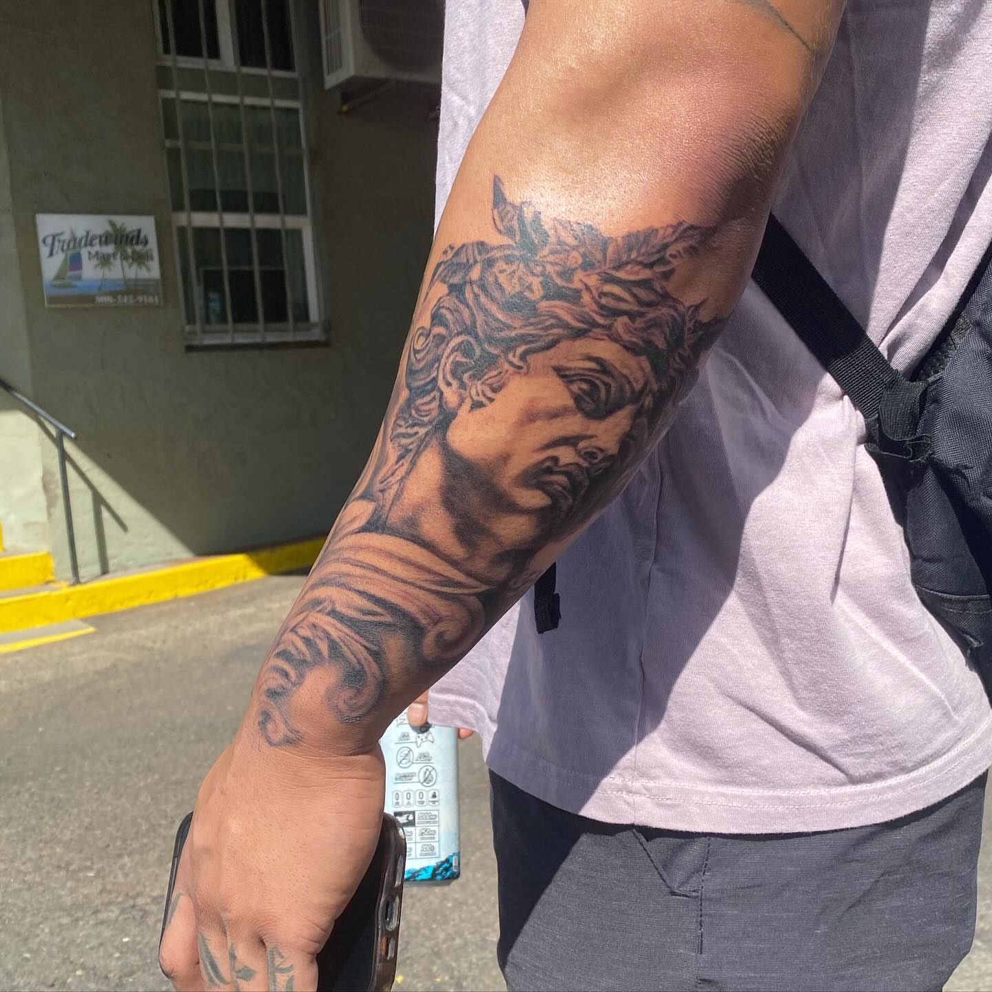 Medusa head realism tattoo on the forearm by Sela ✨Las Vegas Tattoo Artist
