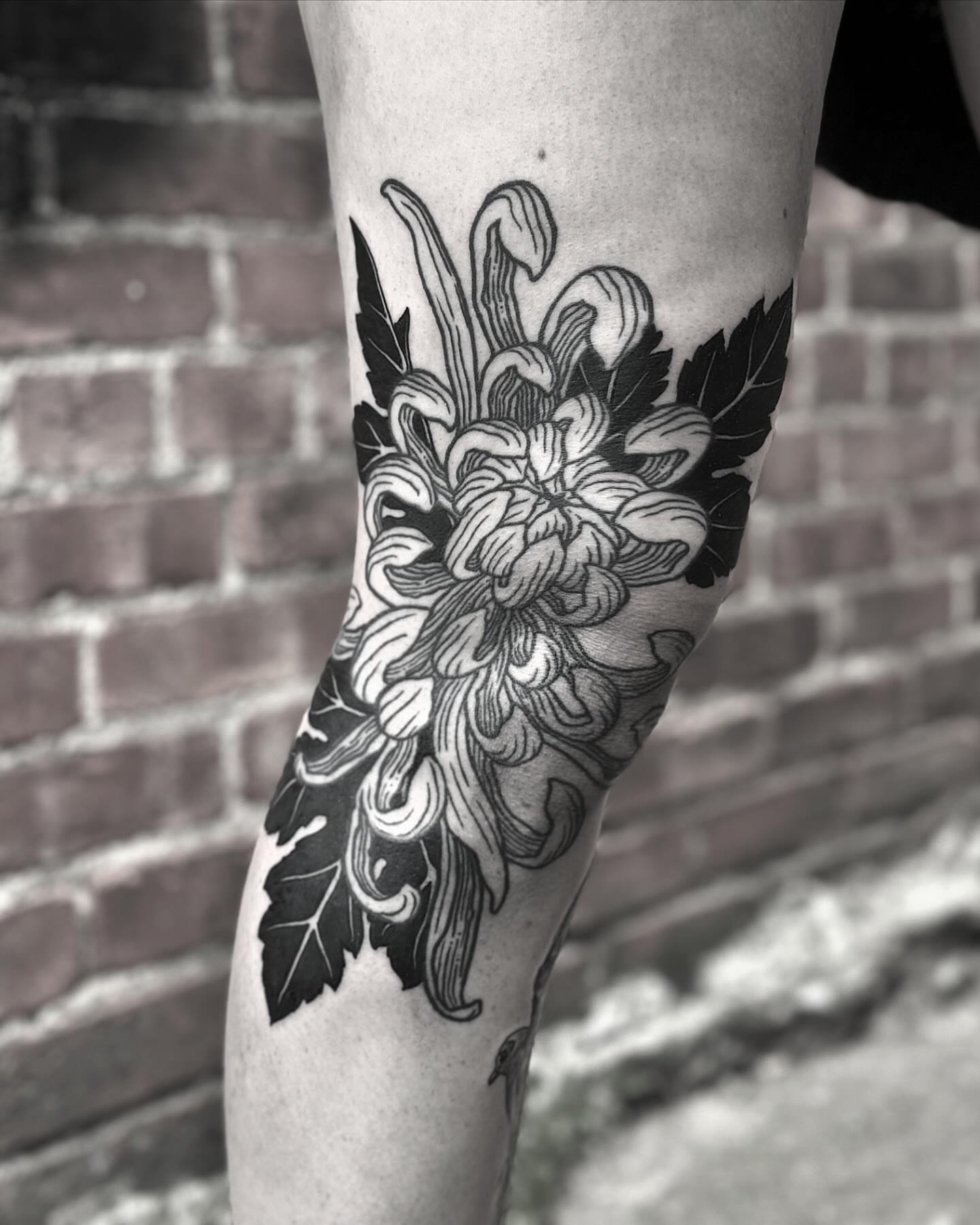 Tattoo by @carterclvn — black_and_grey