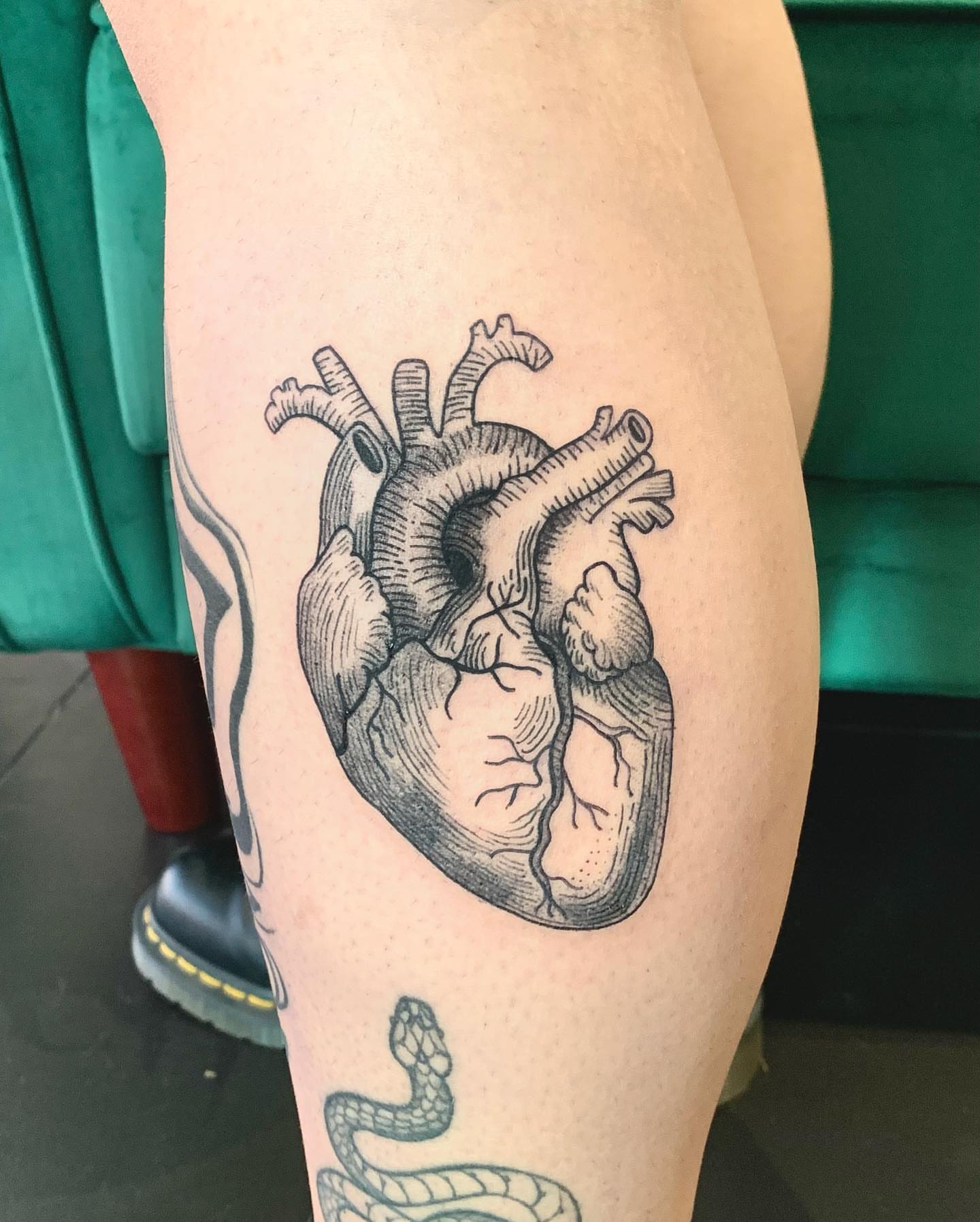 Tattoo by @inkw.han — black_and_grey