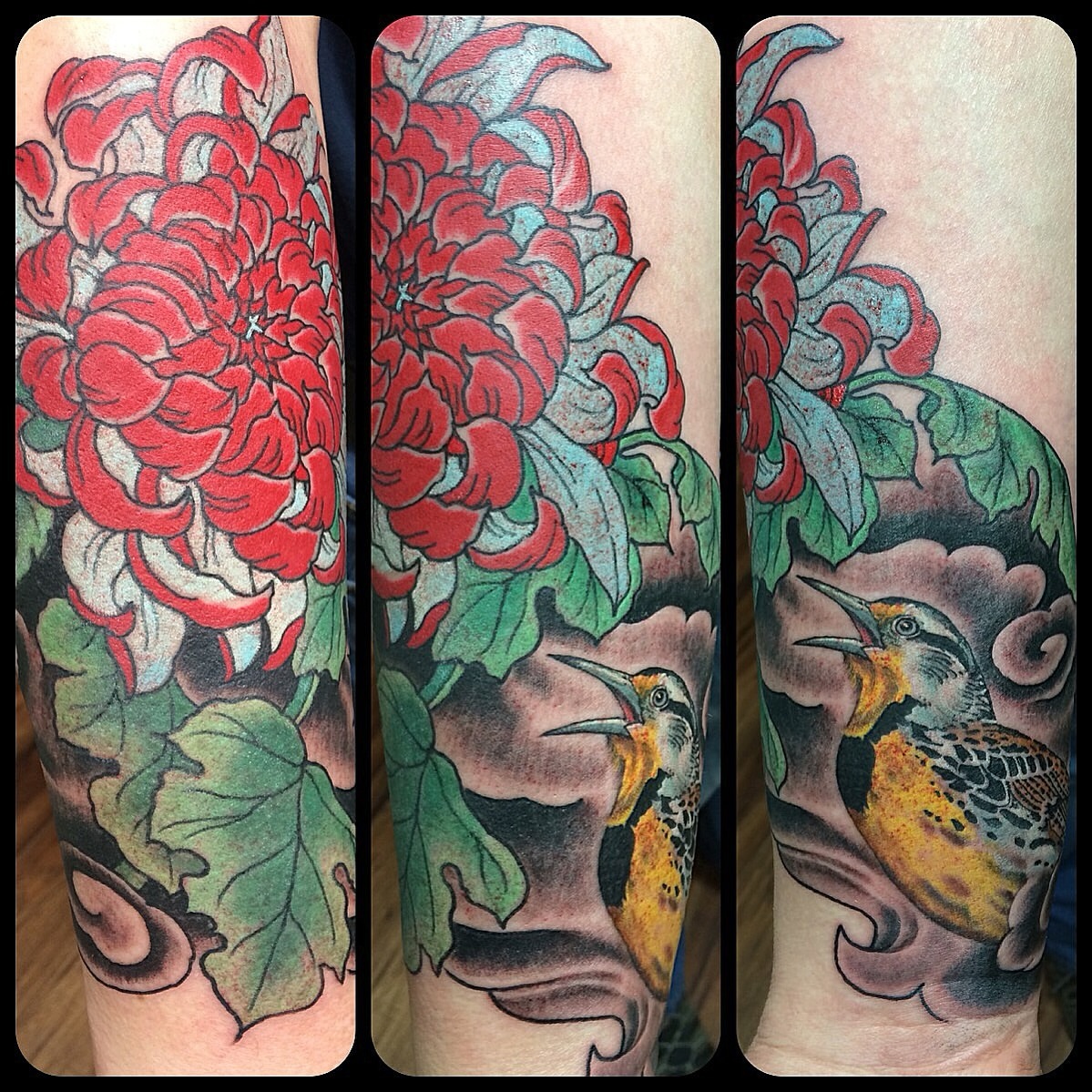 Tattoo by @rollhardy — american_traditional, realism