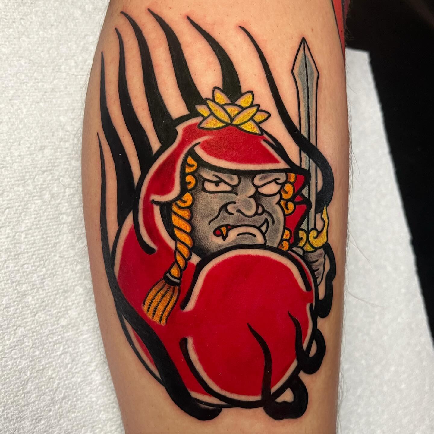 Tattoo by @blastrotattoo — american_traditional, dotwork