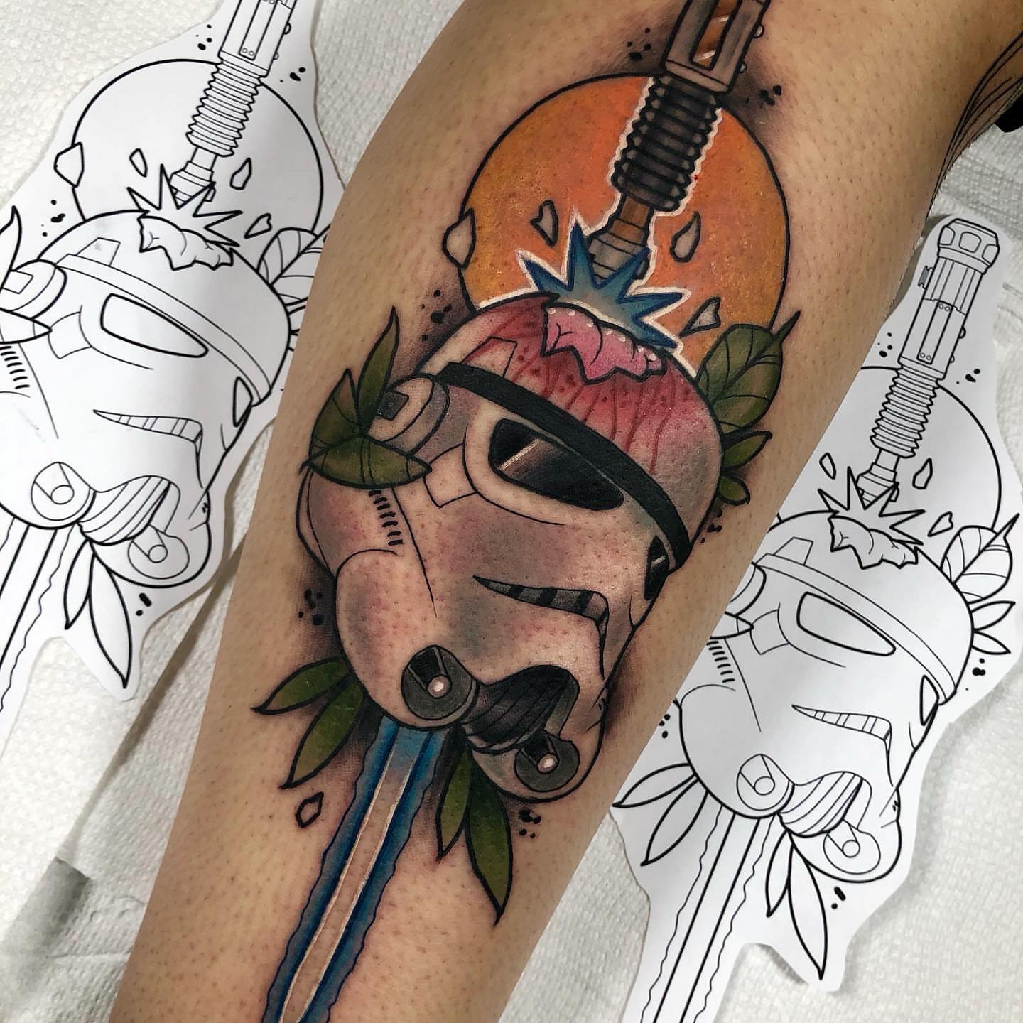 Tattoo by @leefscented β american_traditional, dotwork