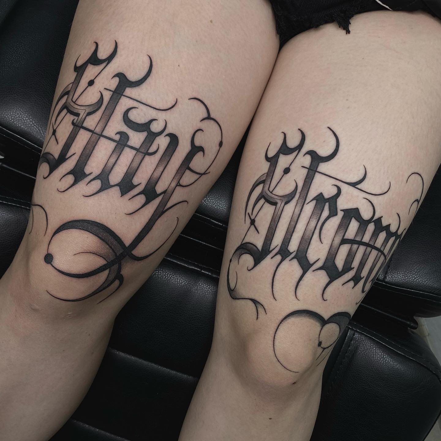 Tattoo by @vudi_tattoo — lettering_script