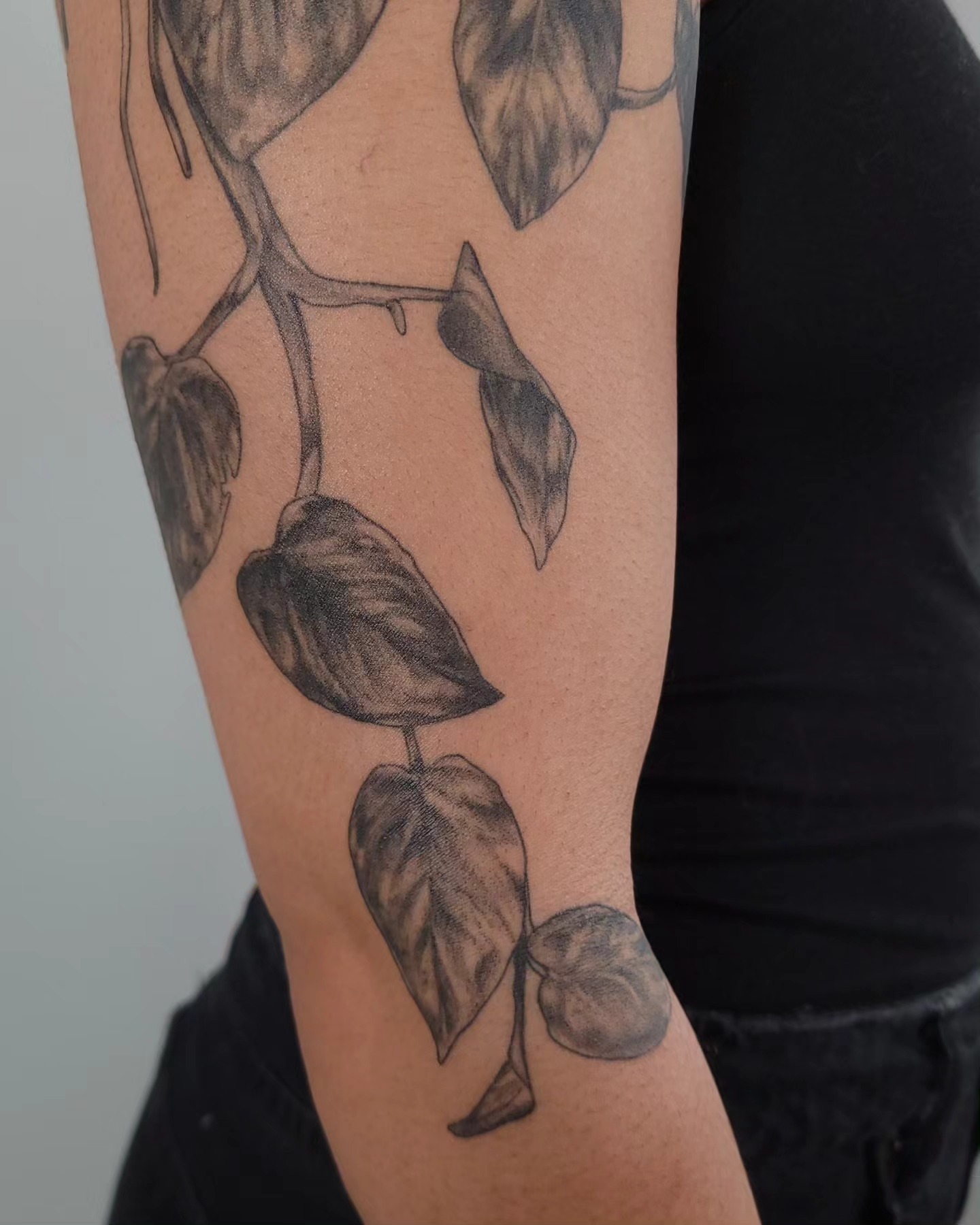 Tattoo by @gargeist — black_and_grey