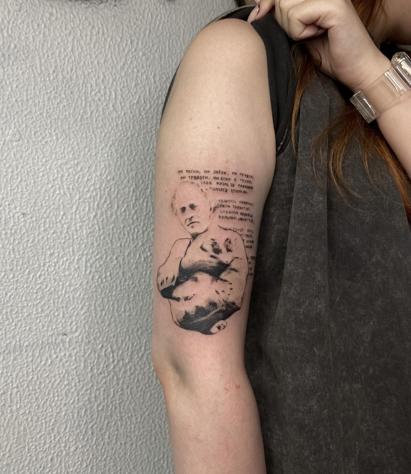 Tattoo by @web4tt — dotwork