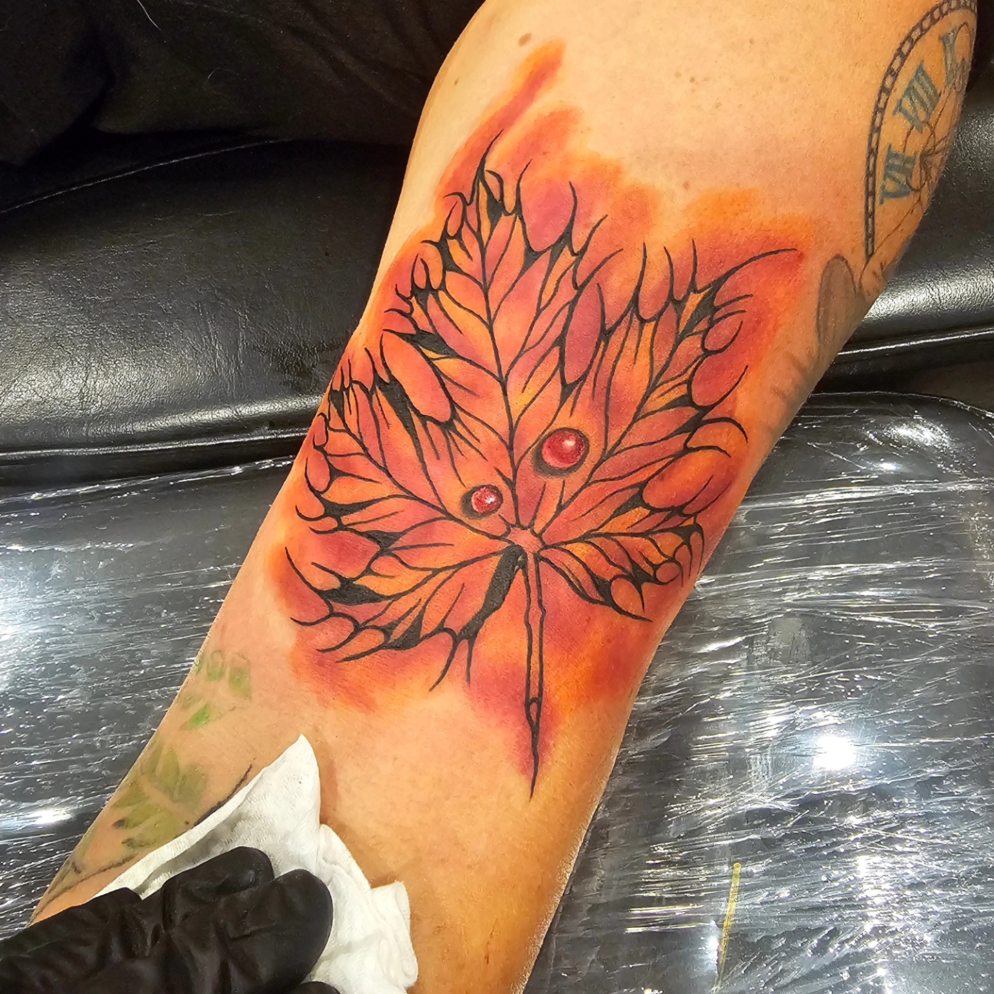 Tattoo by @a_a_ron_tattoos — watercolor, illustrative