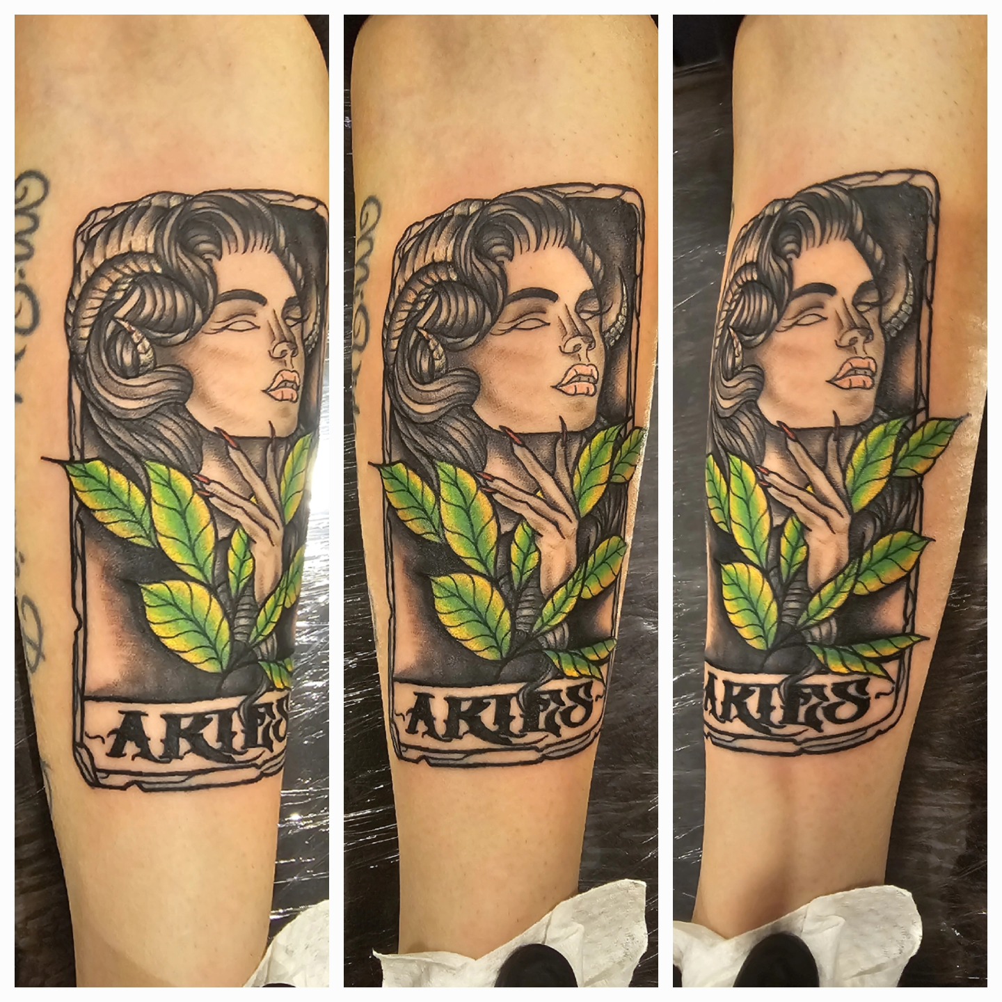 Tattoo by @a_a_ron_tattoos — neo_traditional, black_and_grey