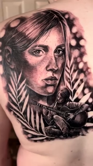 Tattoo by @langley_osborn — realism, black_and_grey