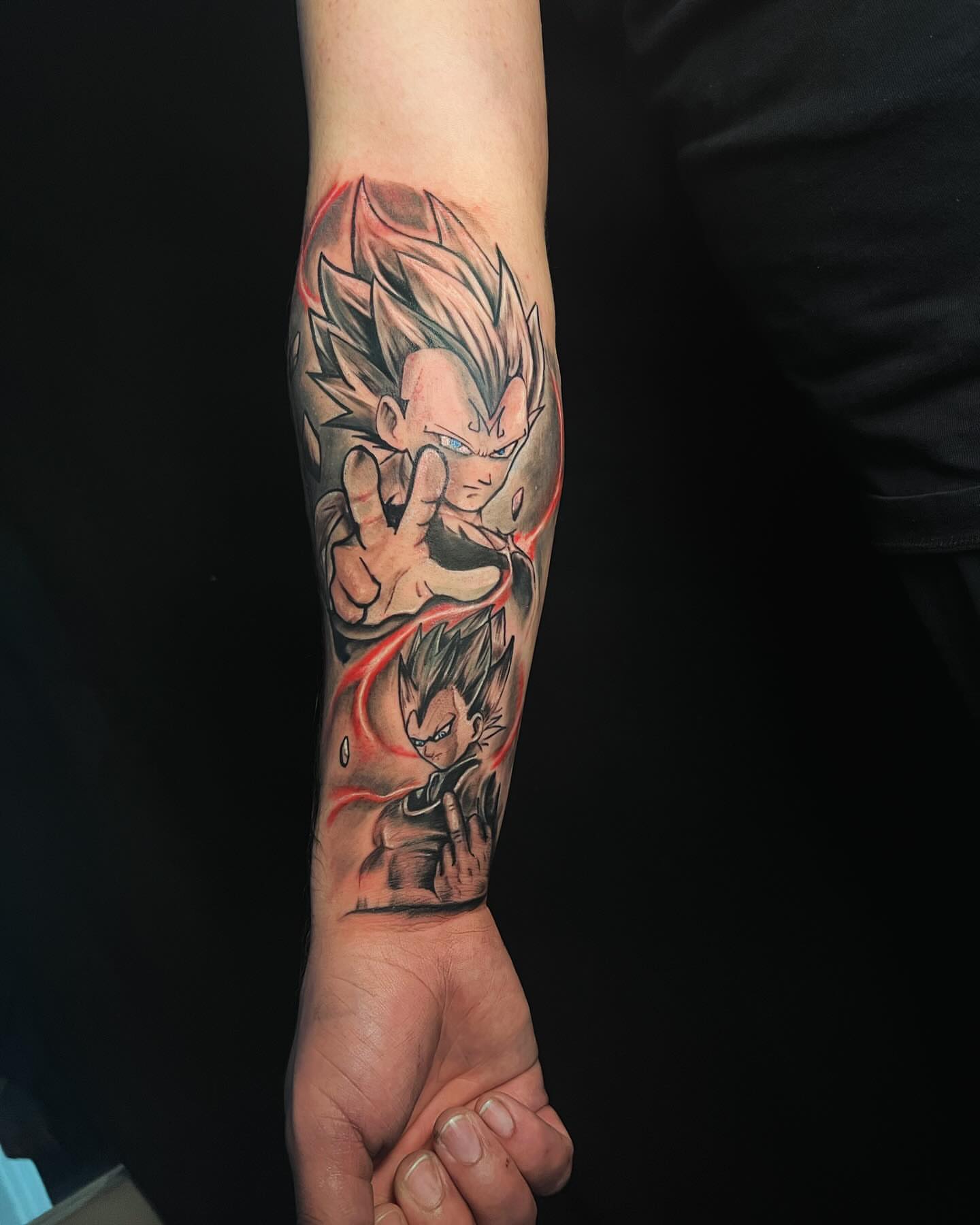 Tattoo by @greytatto_93 — anime