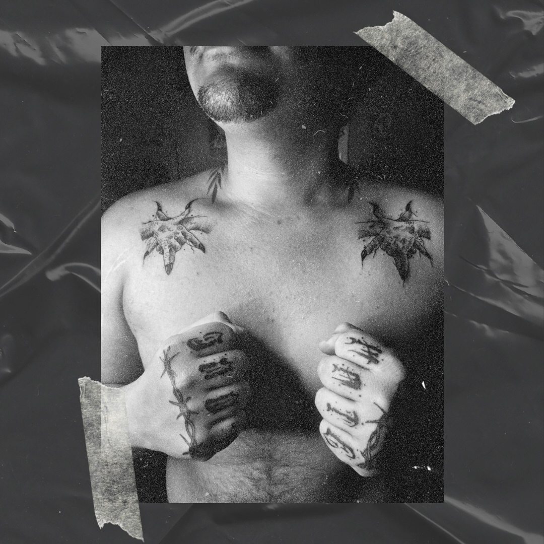Tattoo by @terrordimensional — black_and_grey