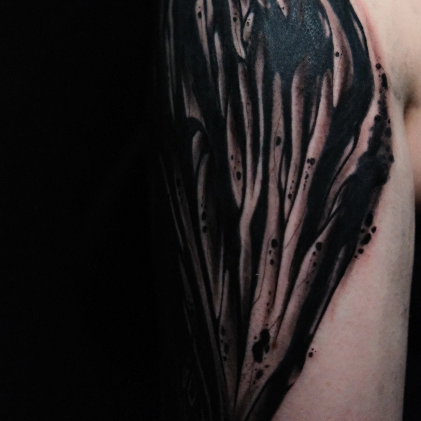 Tattoo by @wilfred_arts — black_and_grey