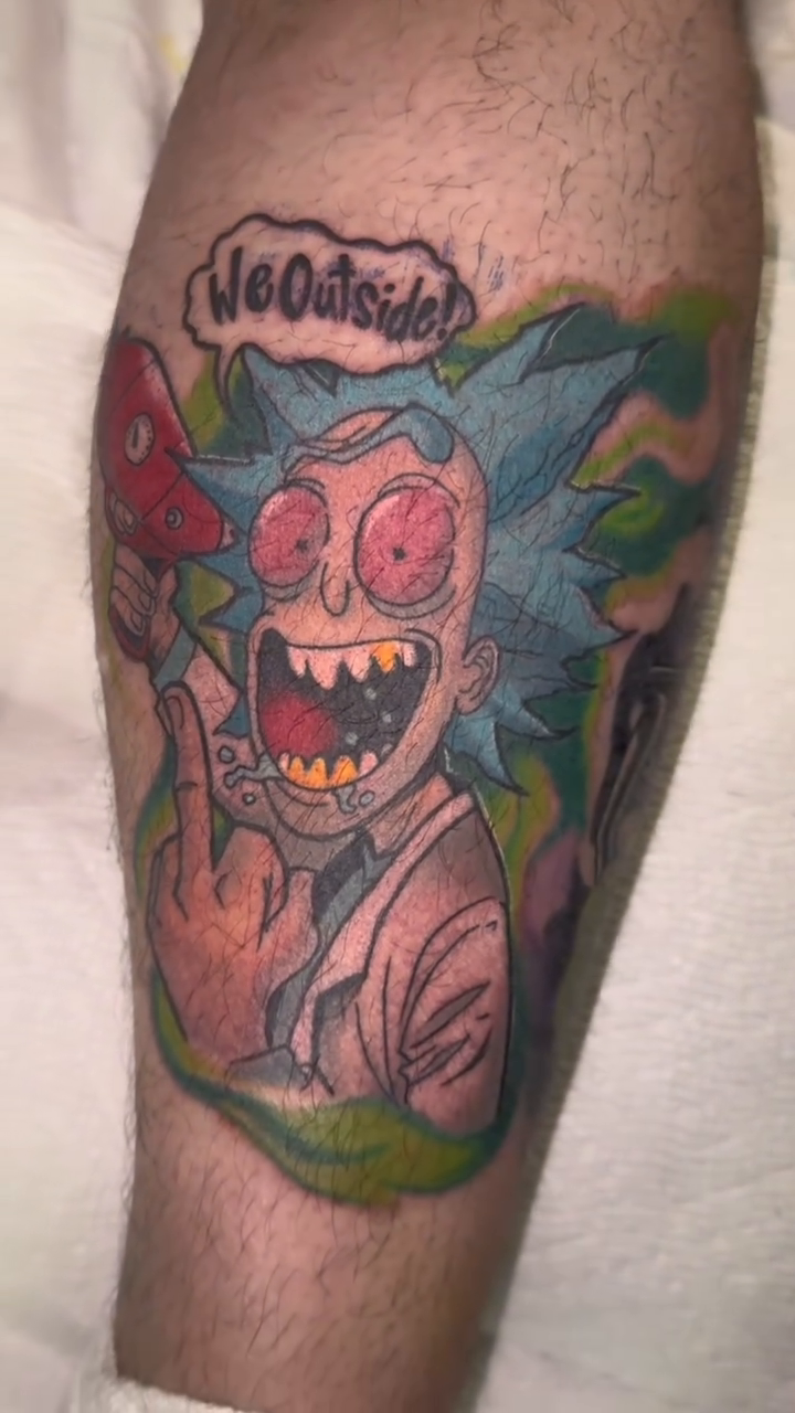 Tattoo by @artofwave5 — anime