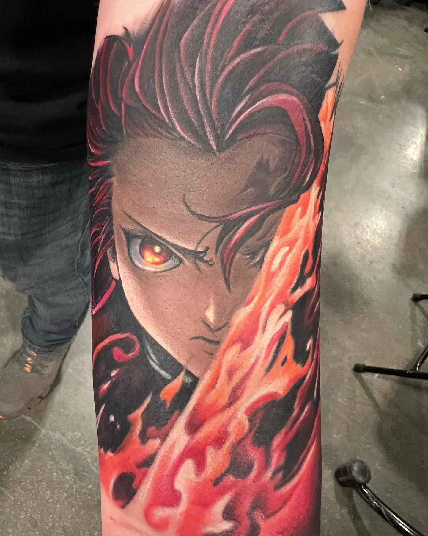 Tattoo by @tattoosbywoody — anime, realism