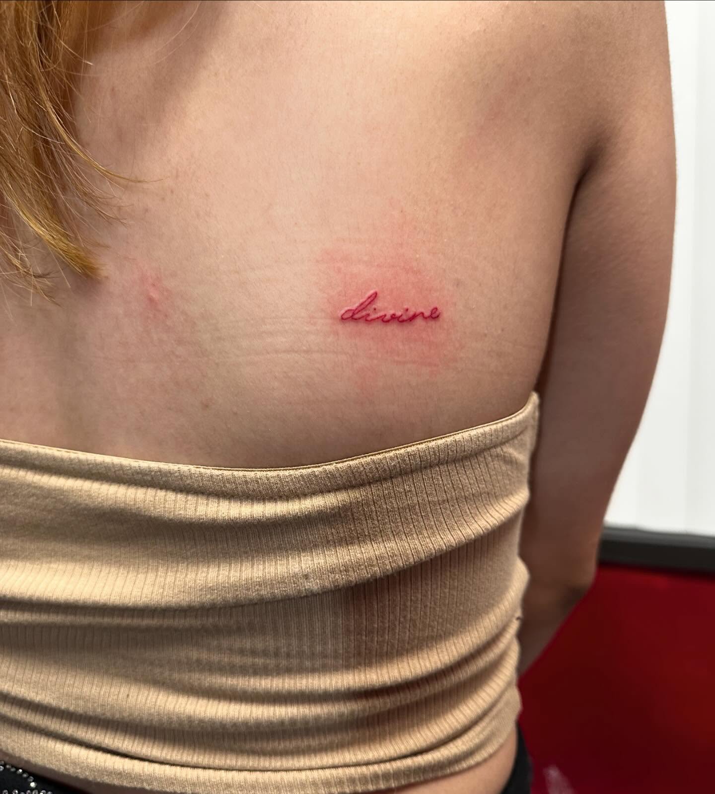 Tattoo by @duffsart — lettering_script