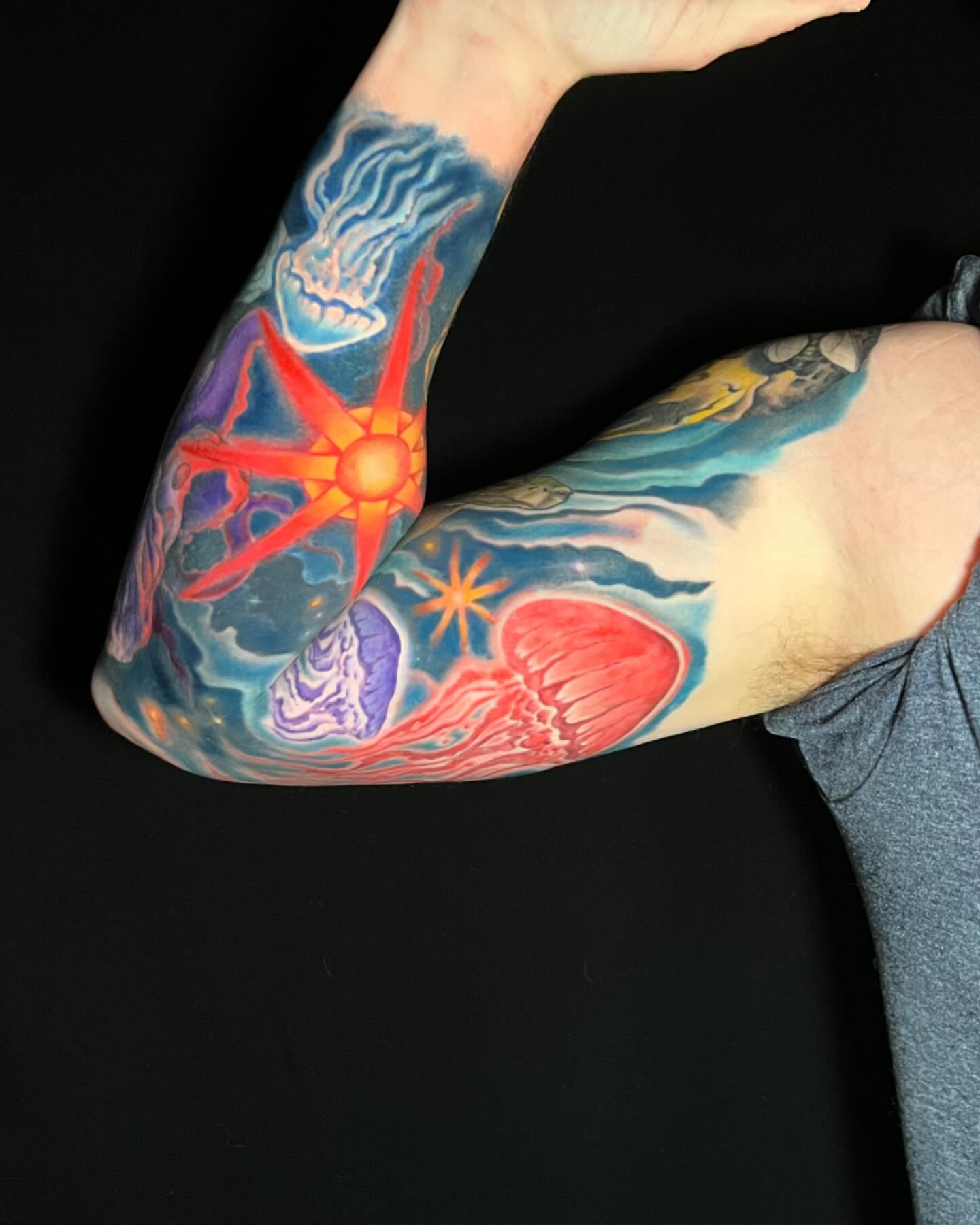 Tattoo by @skerrybrownie — new_school, surrealism