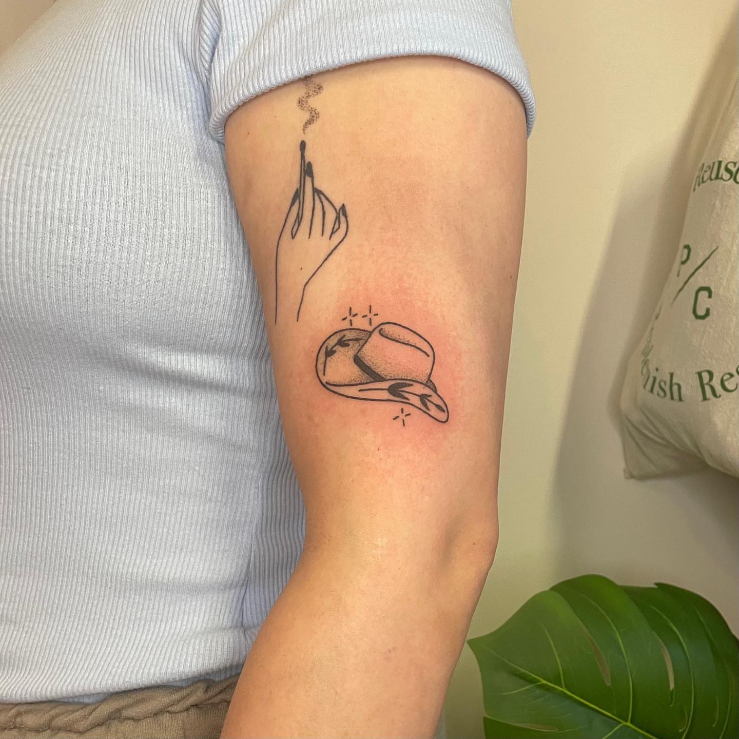 Tattoo by @hocuspokus_ — dotwork