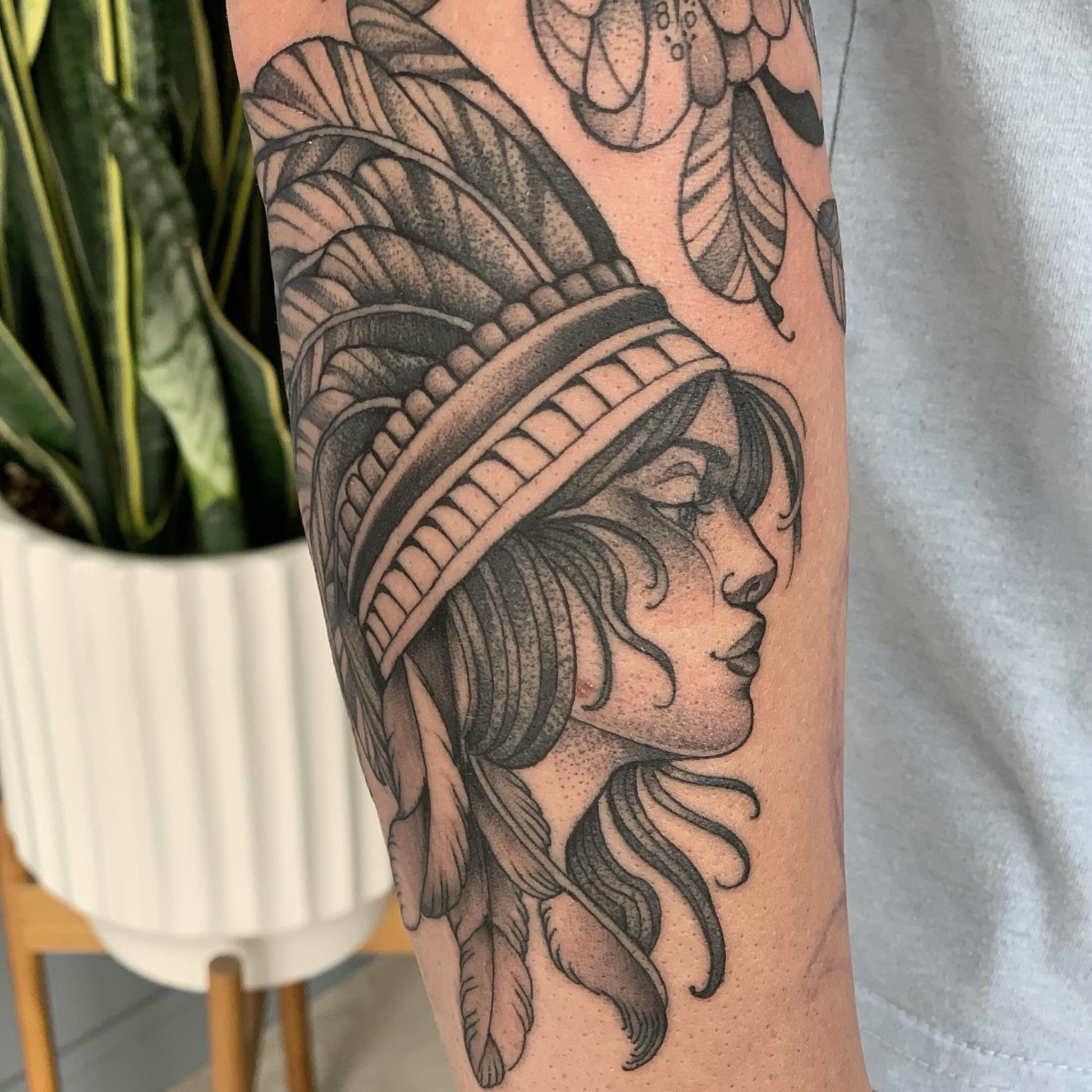 Tattoo by @andifitztattoo — black_and_grey