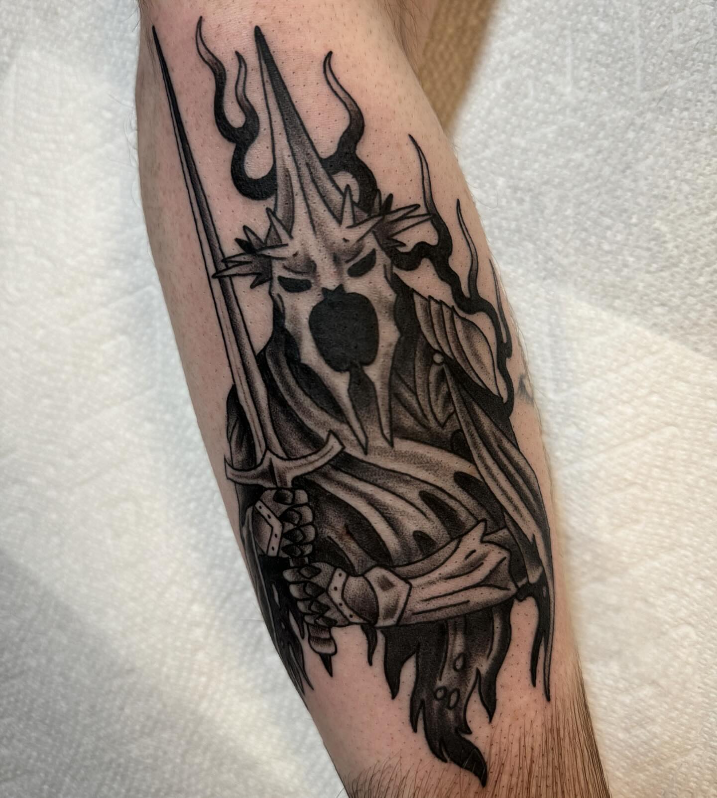 Tattoo by @etbennett_tattoo — black_and_grey, dark_realism