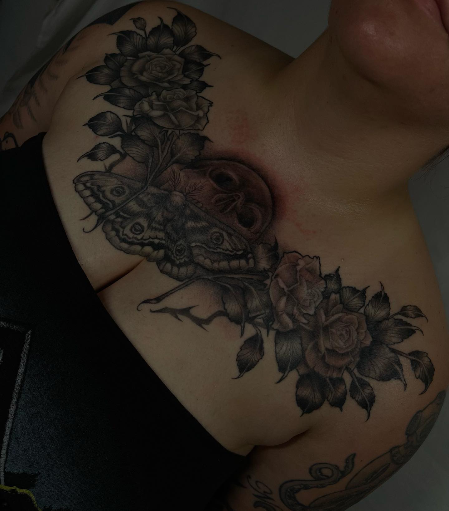 Tattoo by @softnddirty — black_and_grey, realism