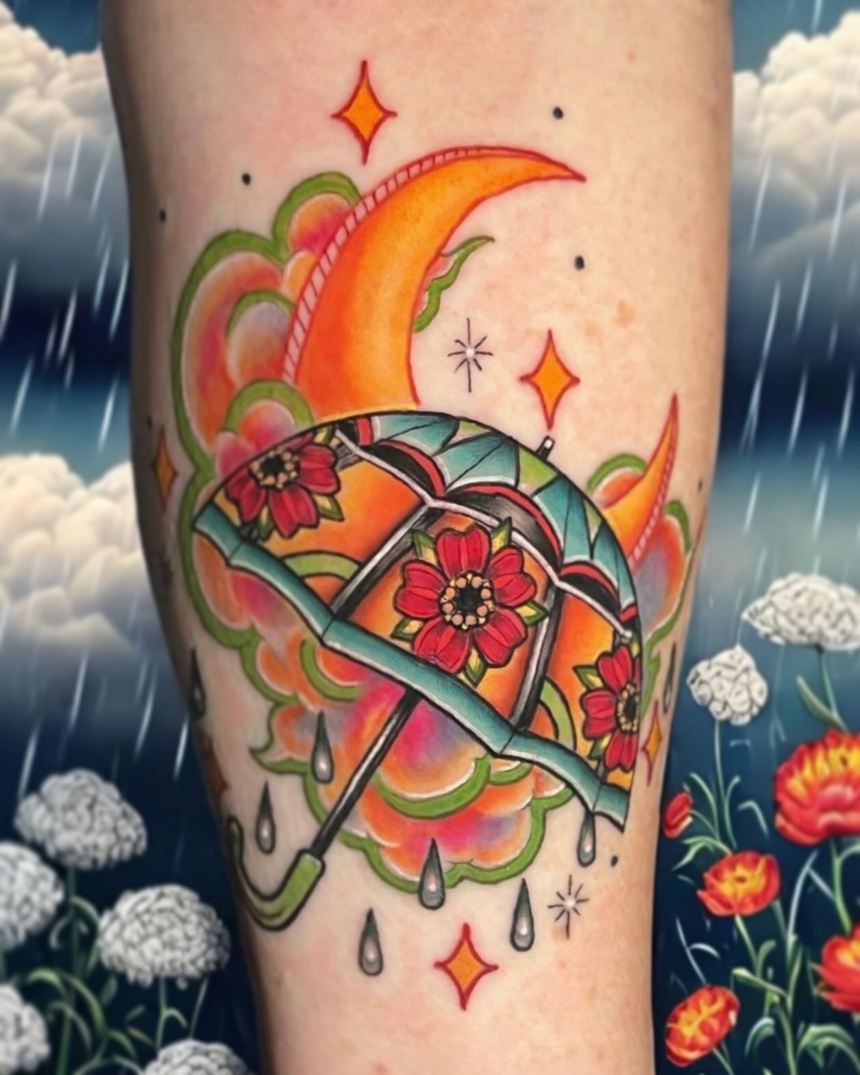 Tattoo by @joshgreentattoo — new_school, ornamental