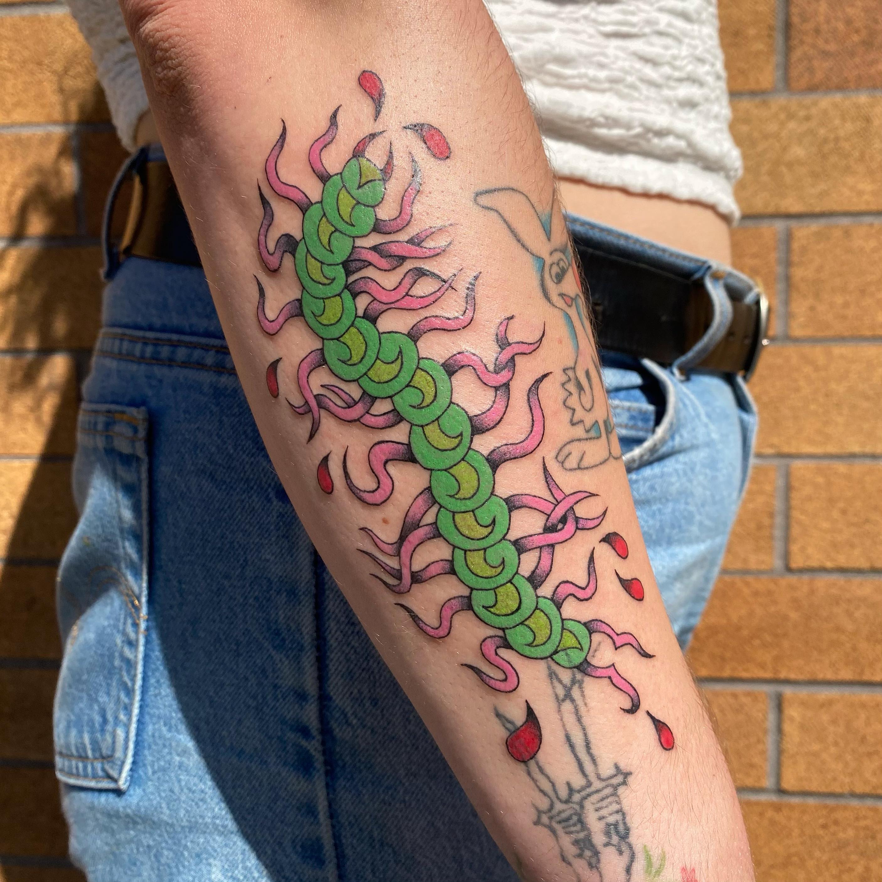 Tattoo by @armpitfreak — new_school