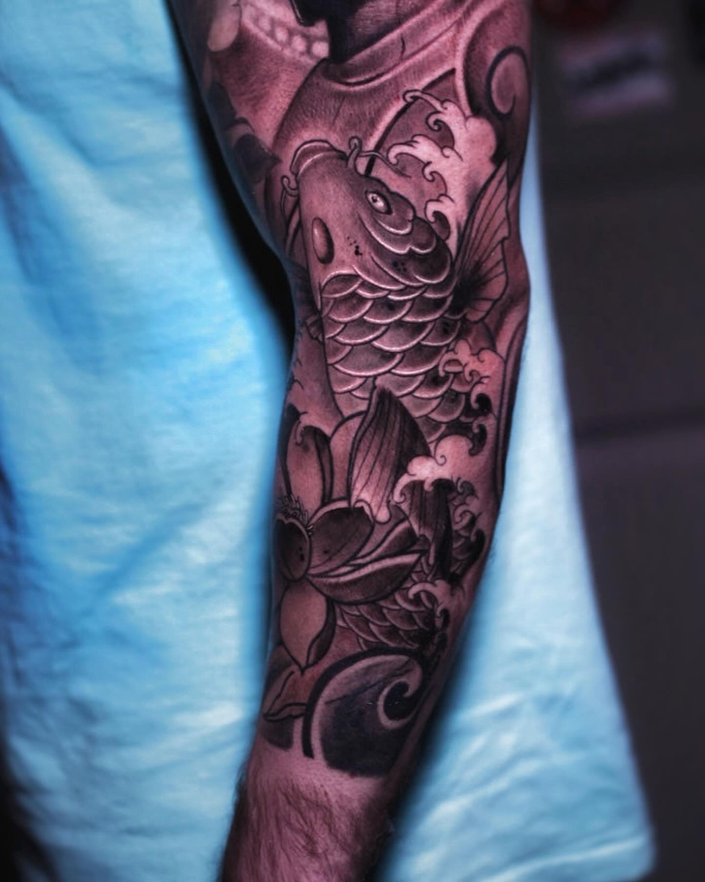 Tattoo by @henrryink — black_and_grey