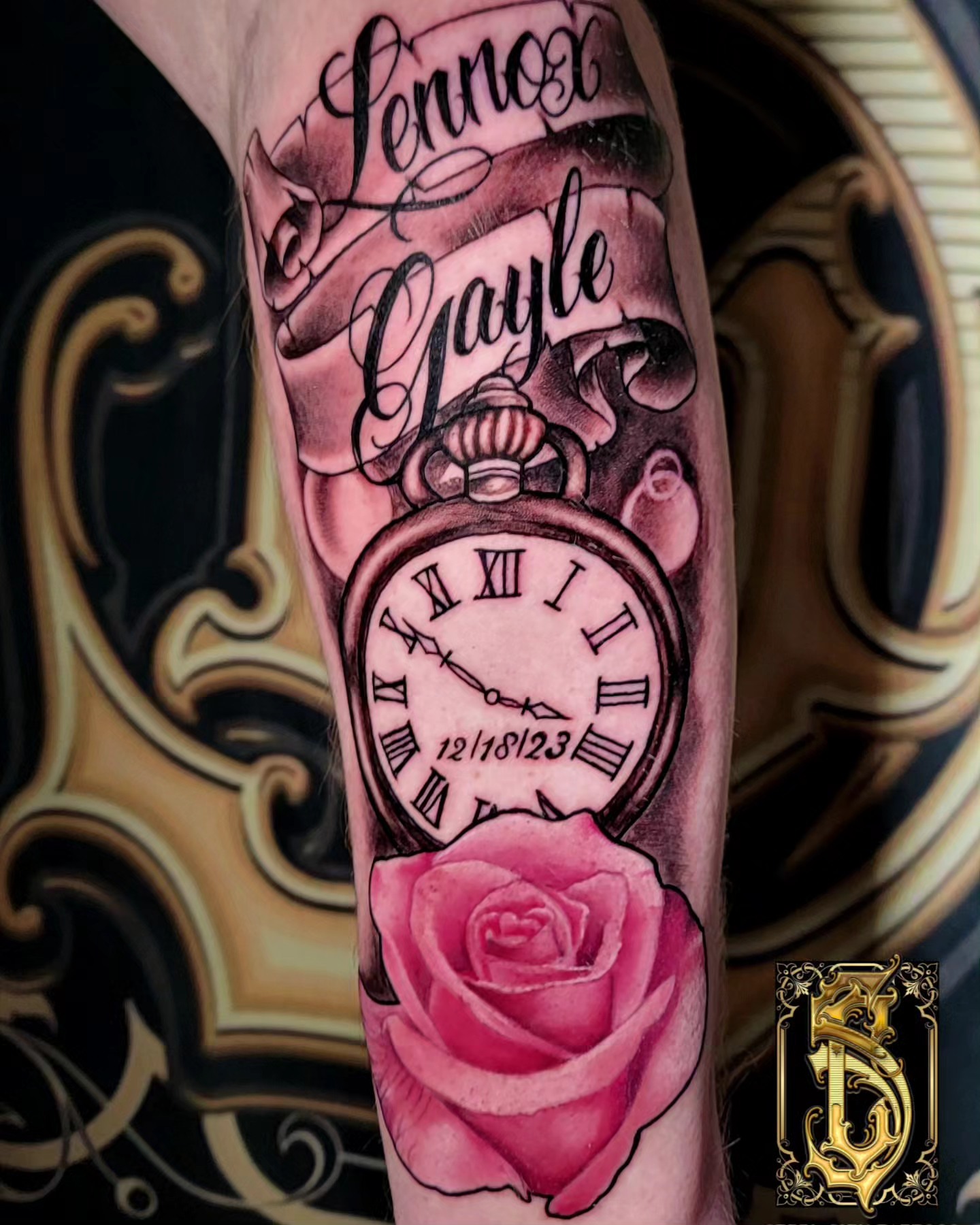 Tattoo by @steelcitytattoos — black_and_grey, realism
