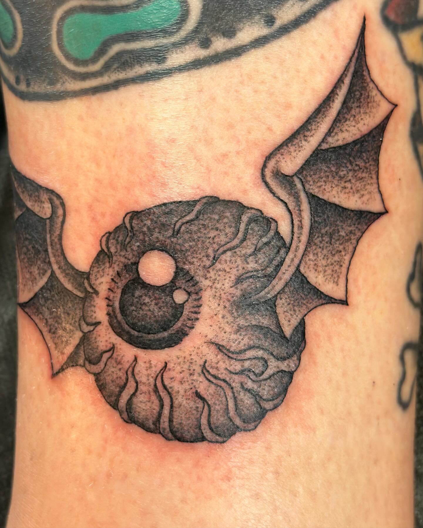 Tattoo by @nickrodintattoo — dotwork