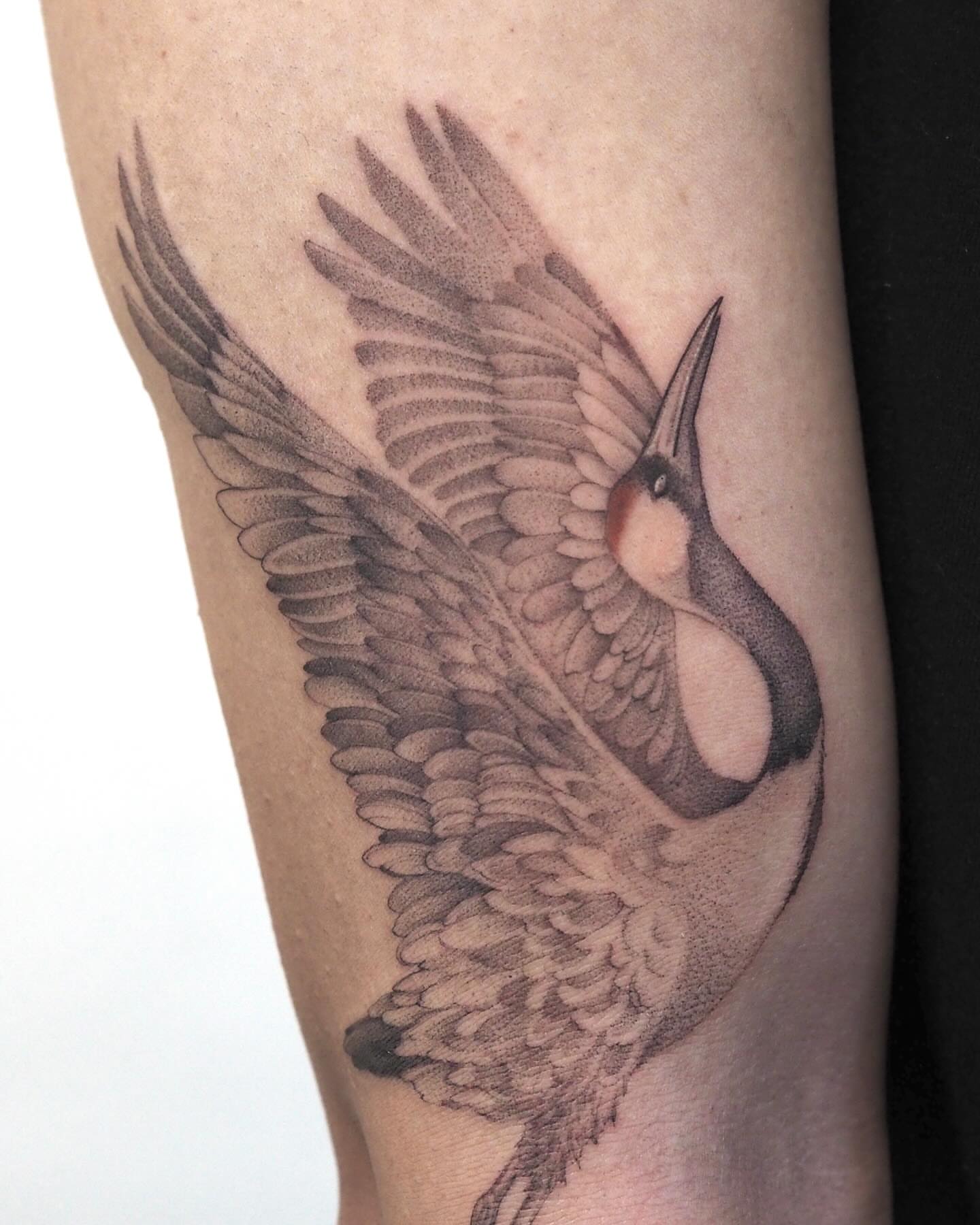 Tattoo by @pakhanova — black_and_grey