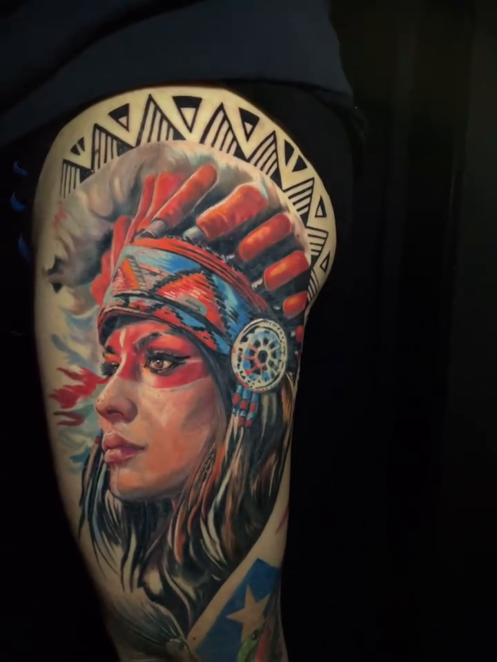 Tattoo by @nikkiharristattoo — realism, neo_traditional