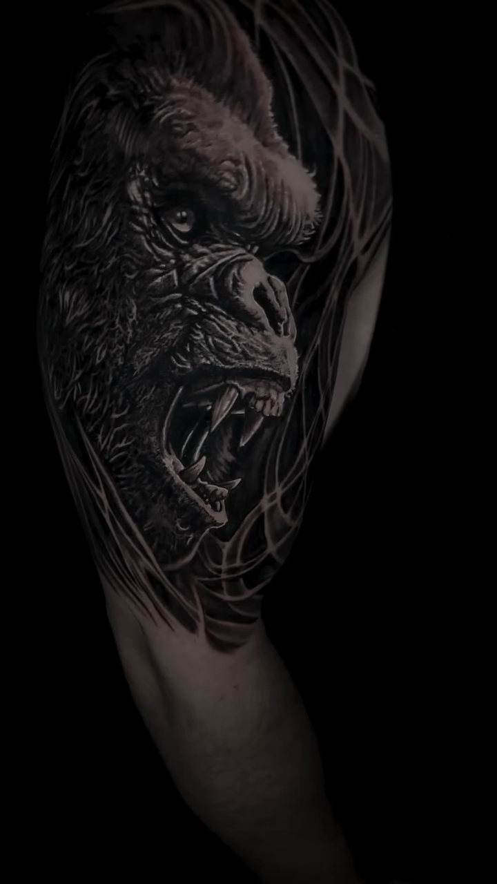 Tattoo by @coryjamestattoo — realism, black_and_grey
