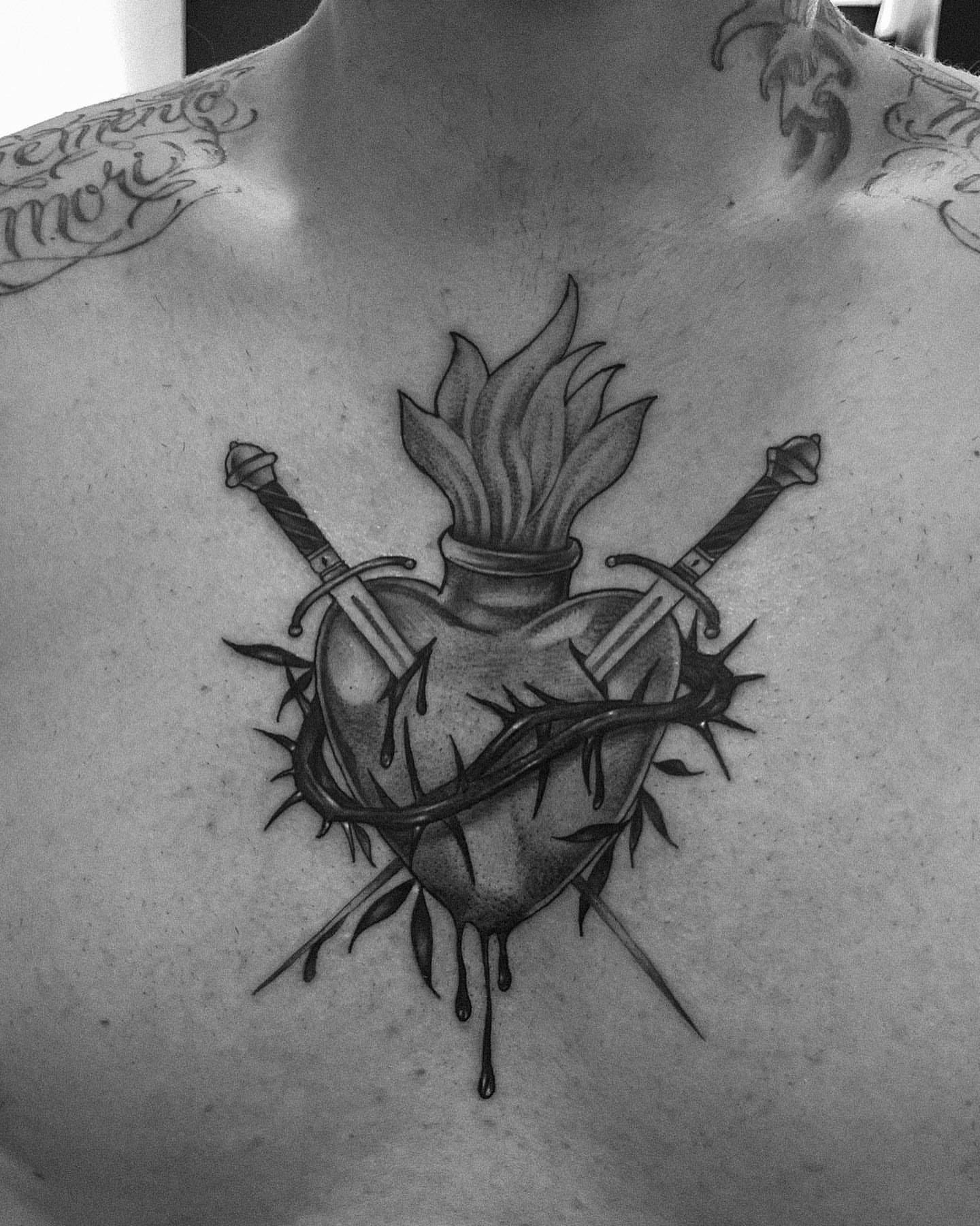 Tattoo by @morrisontattooer — black_and_grey, realism