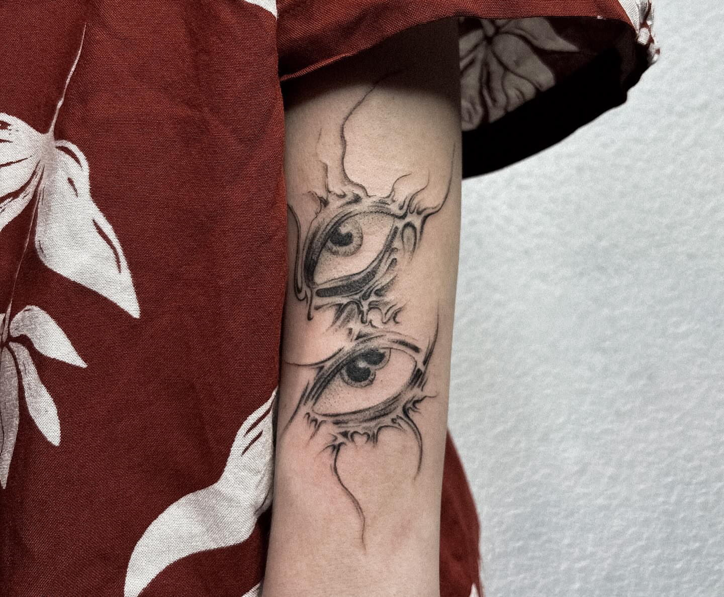 Tattoo by @web4tt — black_and_grey, realism