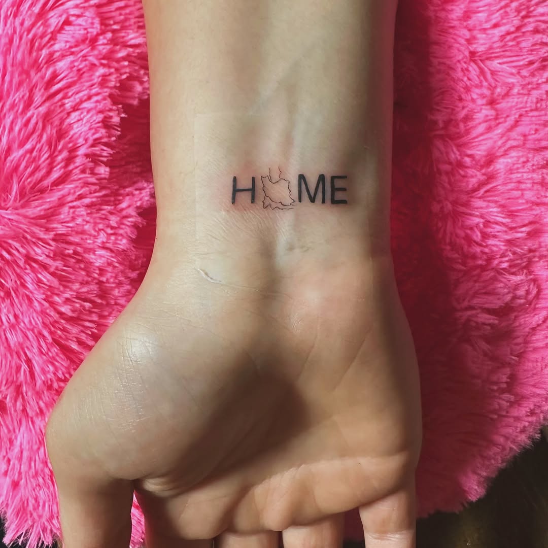 Tattoo by @dontattz — lettering_script, fine_line
