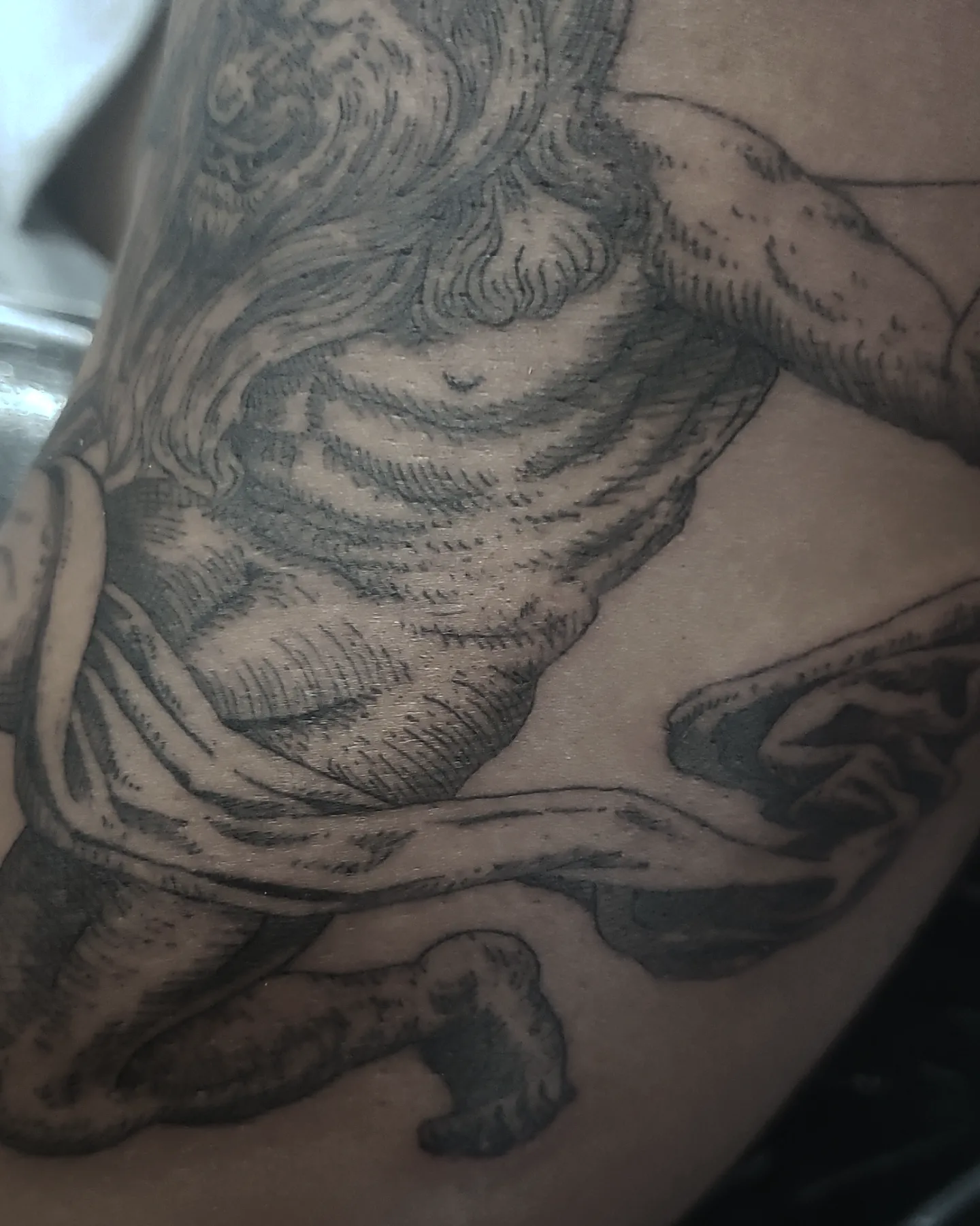 Tattoo by @kritrv — black_and_grey