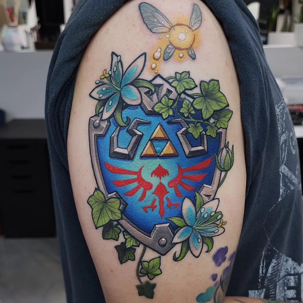 Tattoo by @joannanguyenart — geometric, illustrative