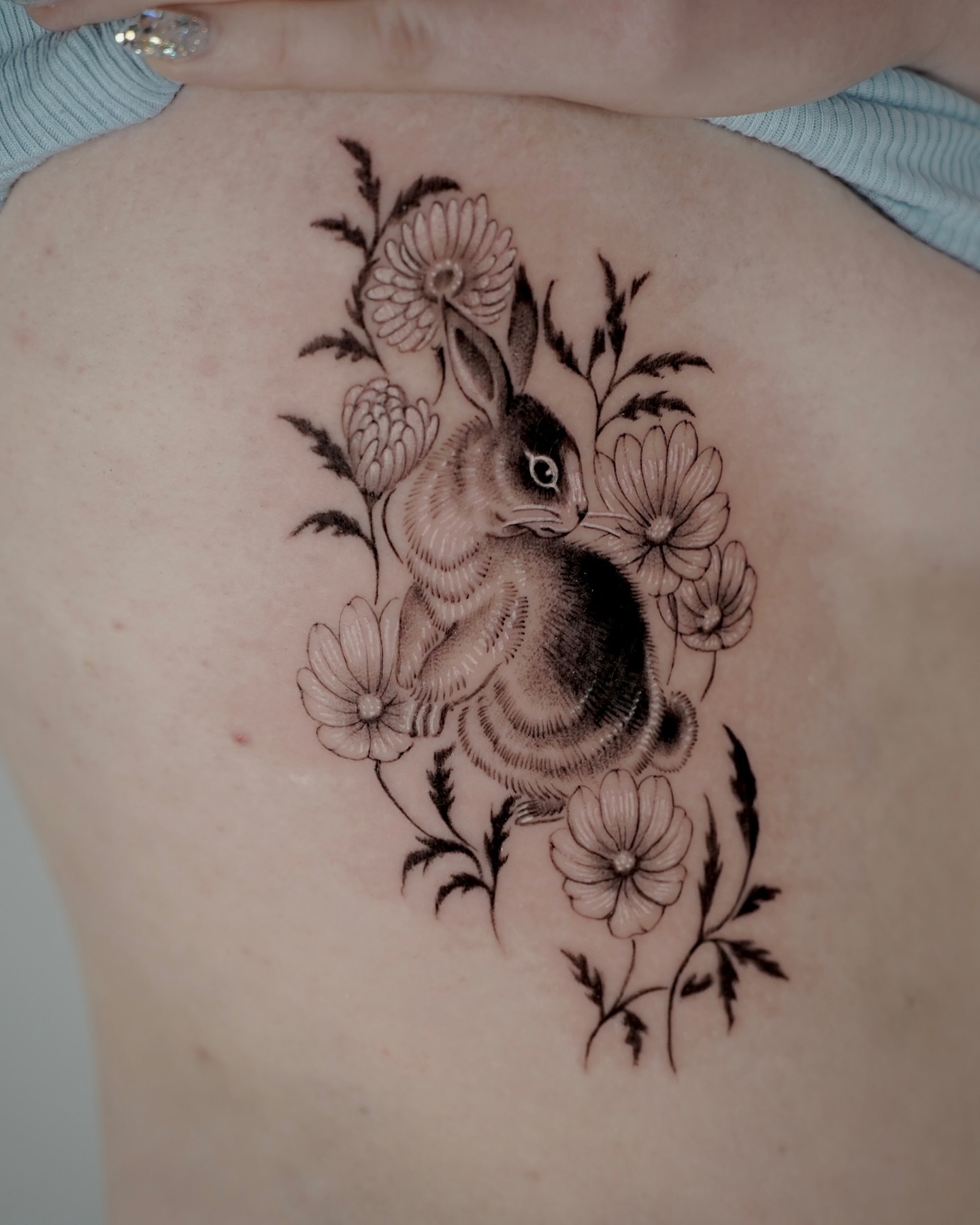 Tattoo by @think_tatt — black_and_grey