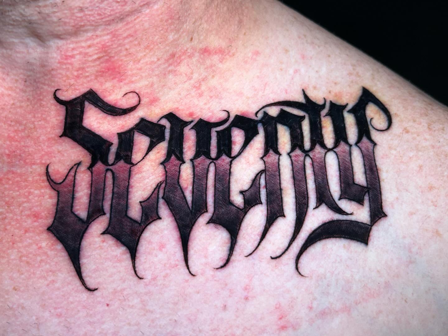 Tattoo by @danbostic_sdt — lettering_script
