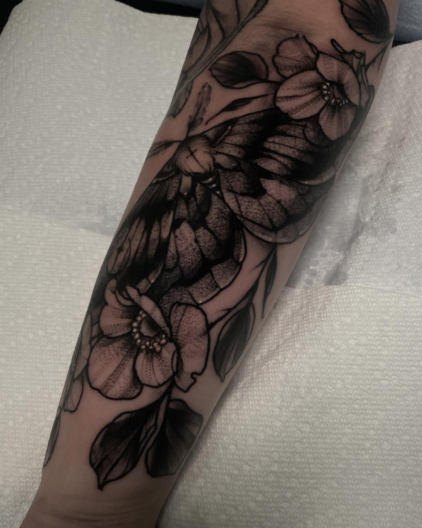 Tattoo by @cassangelotattoo — dotwork, black_and_grey