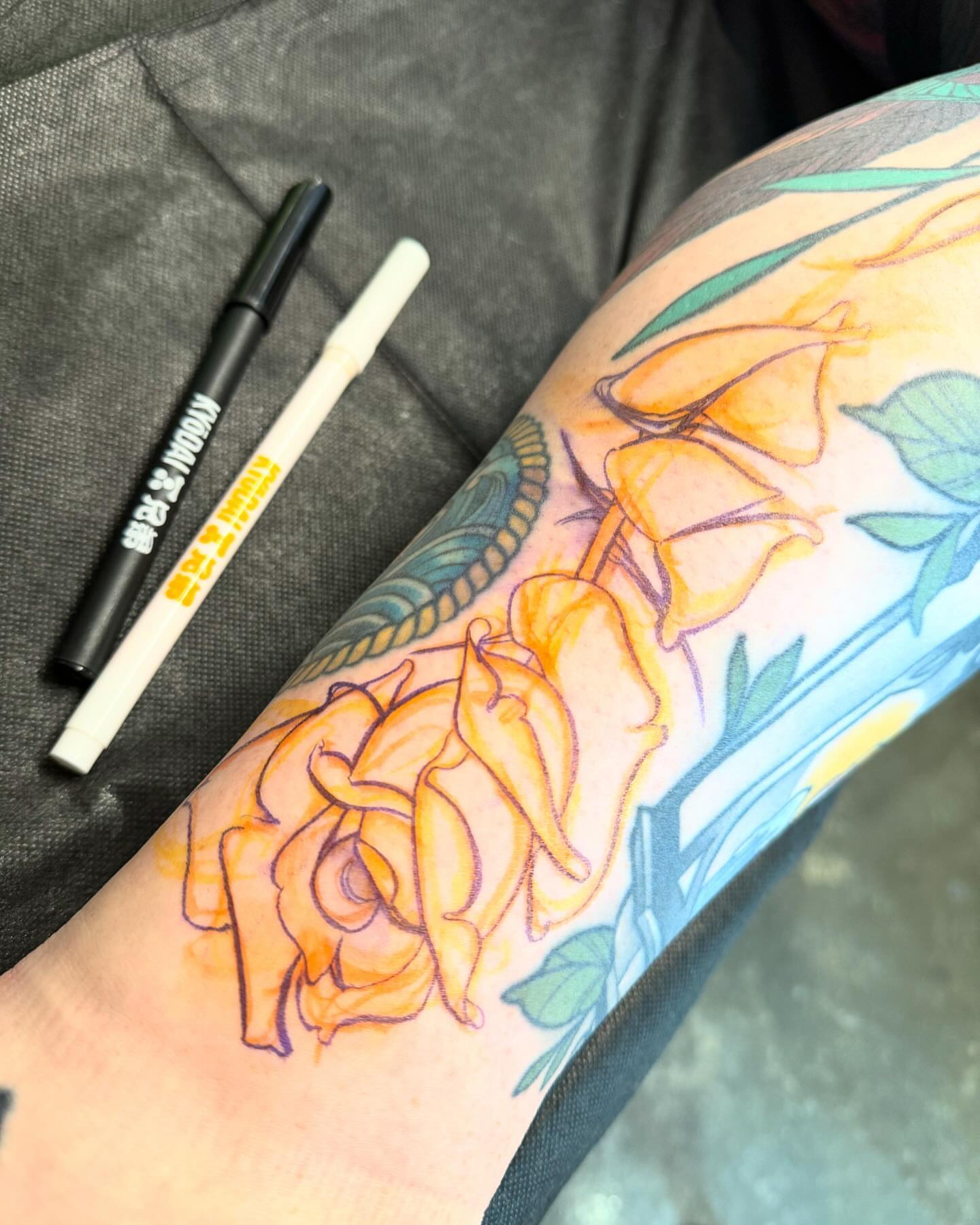 Tattoo by @anne_core — watercolor